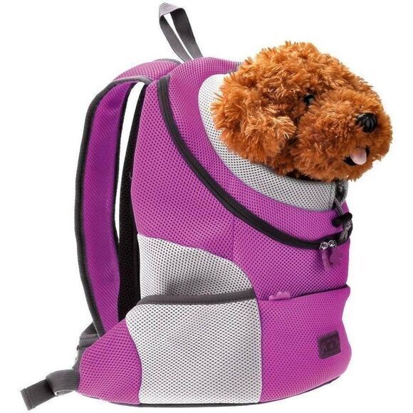 Comfortable Dog Cat Carrier Backpack Bag Pink - Picture 6 of 7